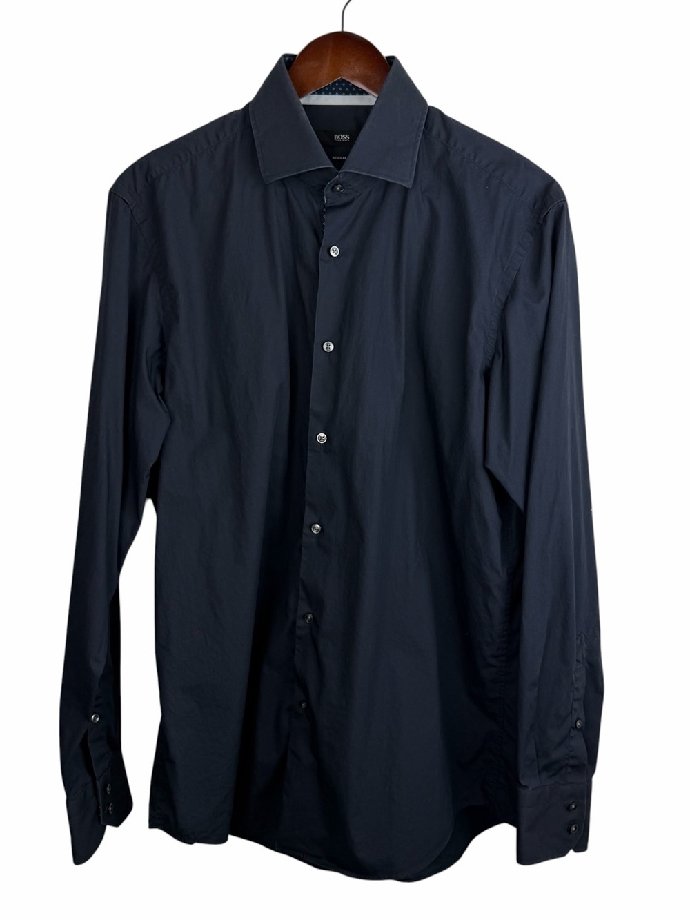 Boss Hugo Boss | Navy Blue Button Dress Shirt
